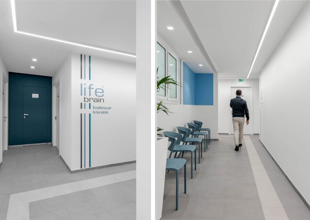 Corridoio e area d'attesa radiologia