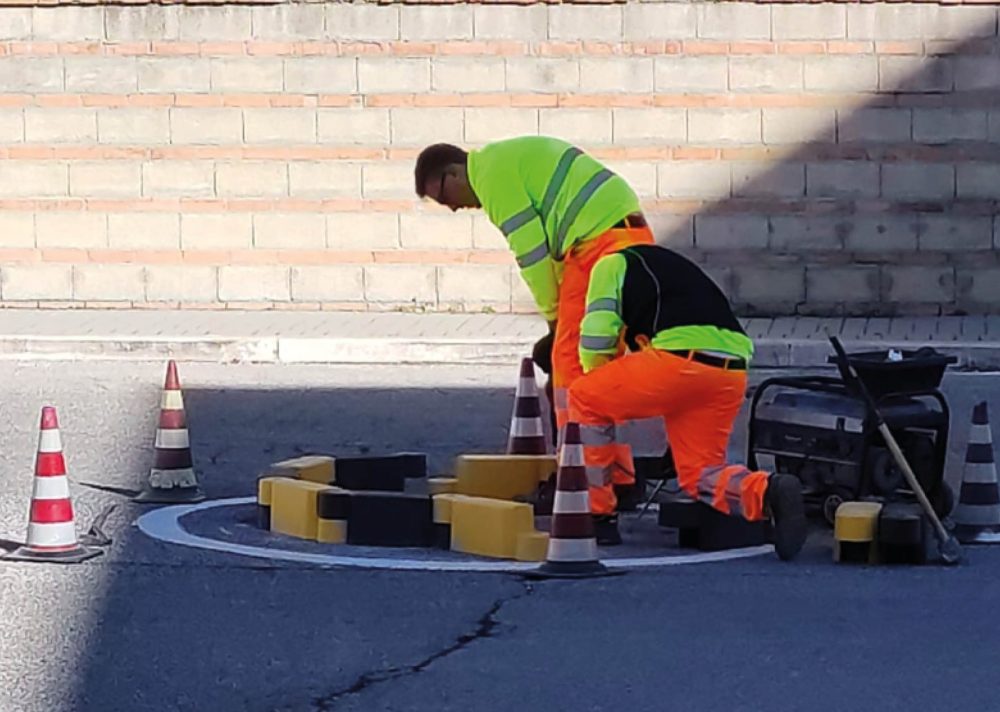Segnaletica orizzontale e riordino della viabilità